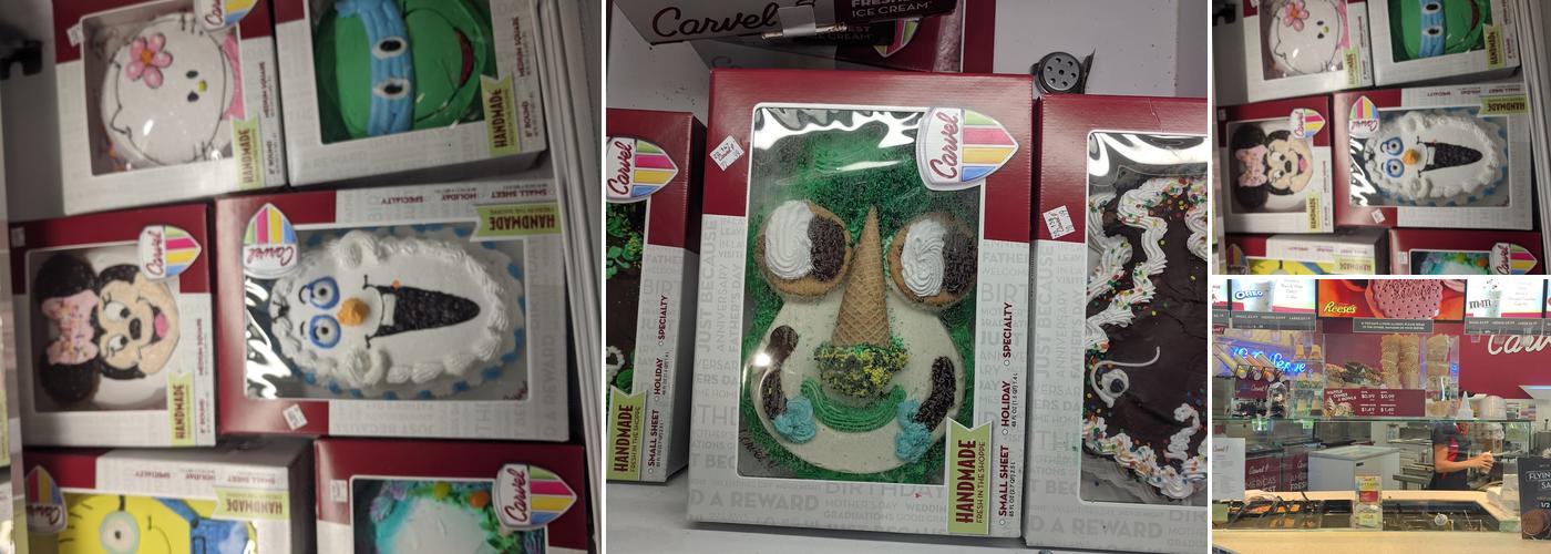 Carvel Menu