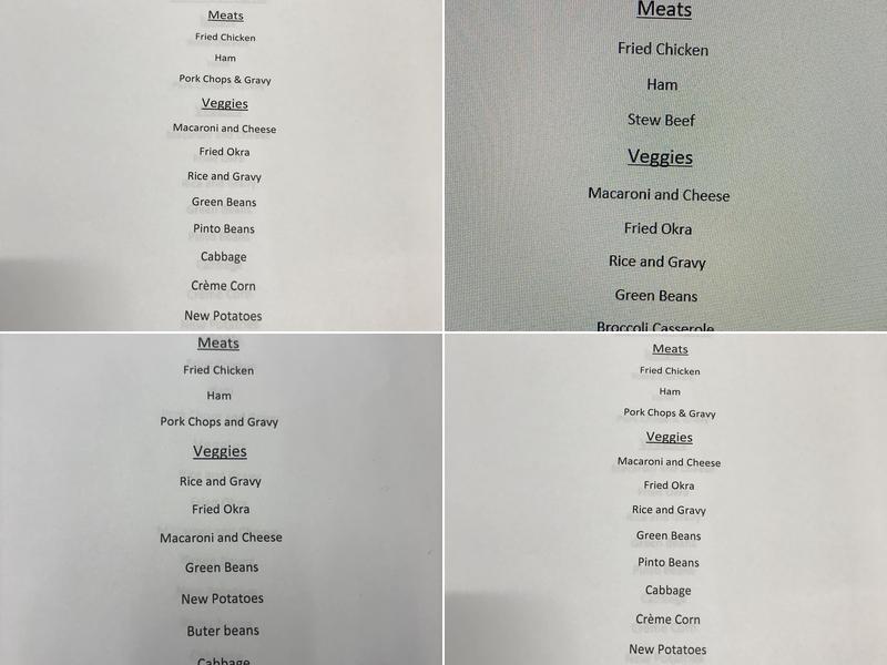 Buffalo Seafood House Menu