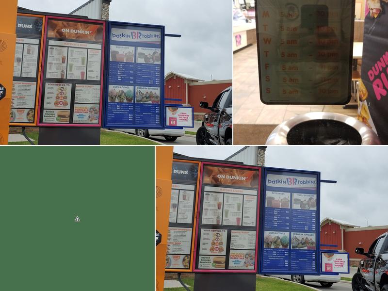 Dunkin' Menu
