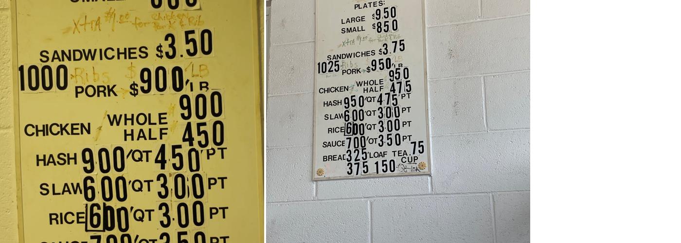 Wise Bar-B-Q House Menu