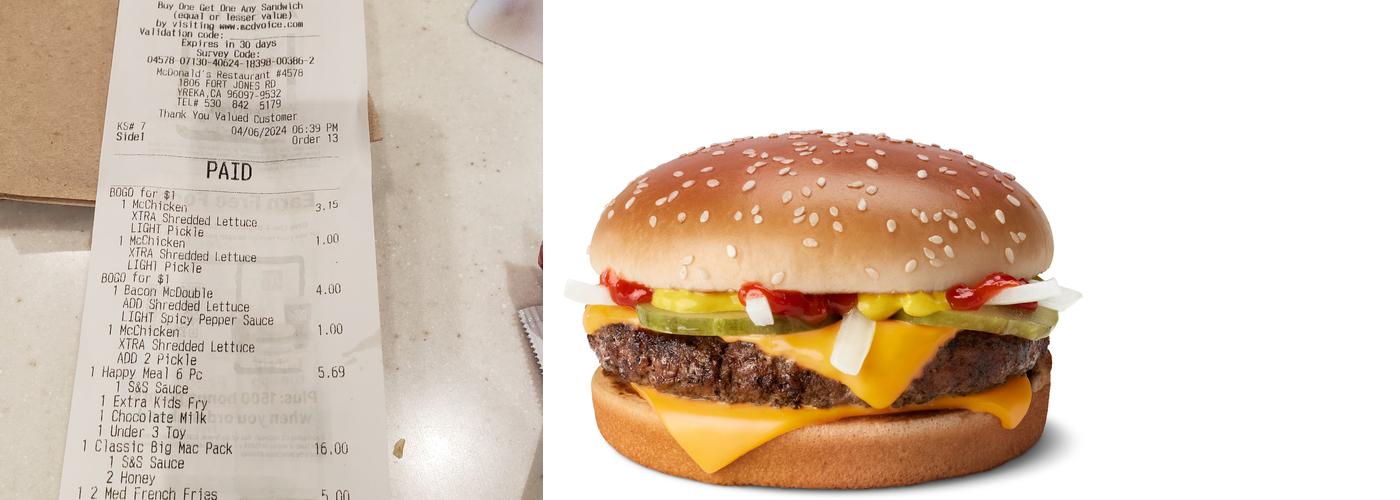 McDonald's Menu