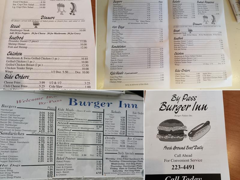 Burger Inn Inc Menu
