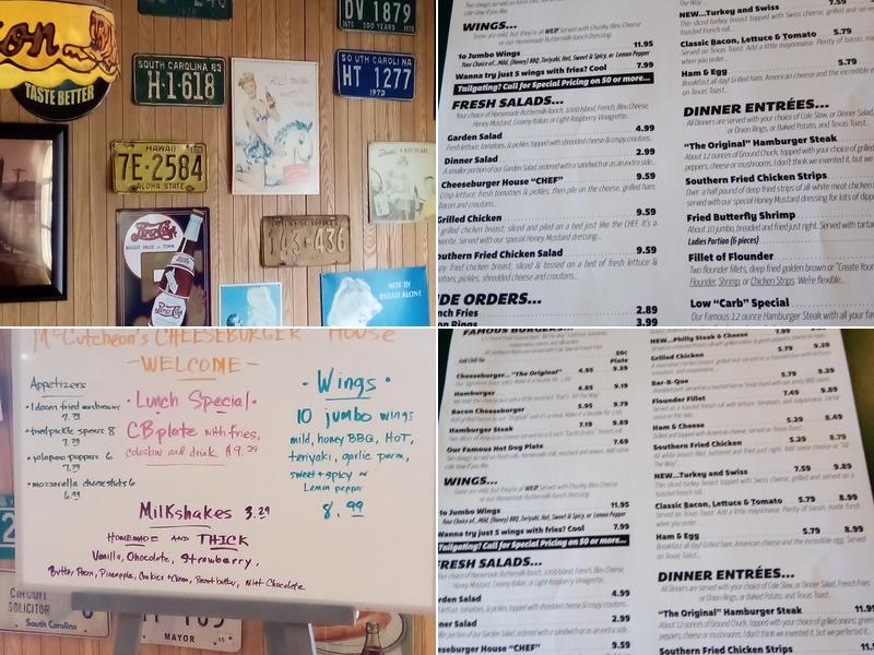 Cheeseburger House Menu