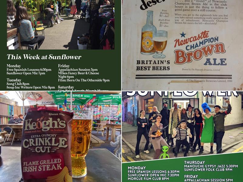 Sunflower Public House Menu