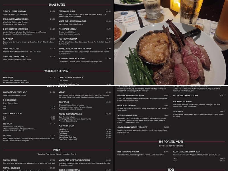 WiseGuys Menu
