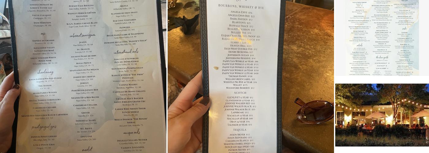 Saltus River Grill Menu