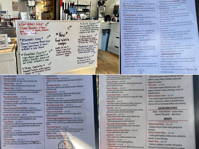 The Olde Schoolhouse Menu