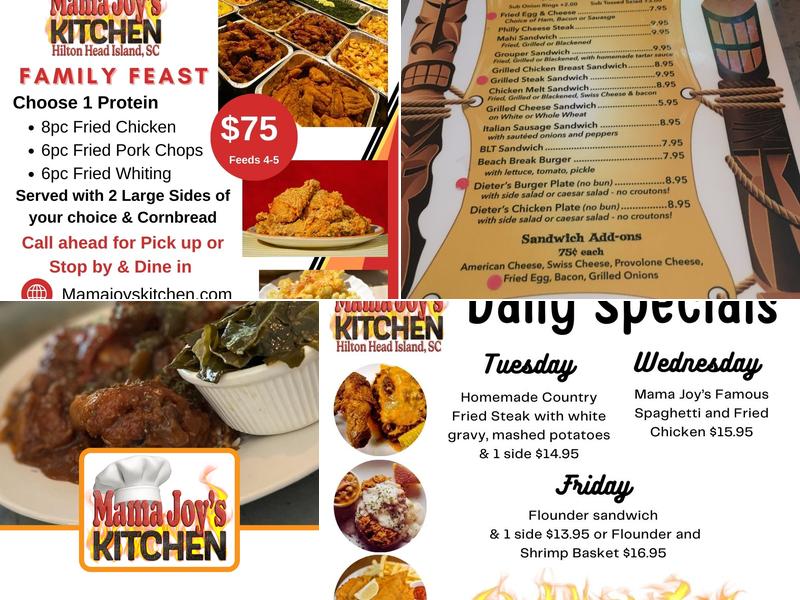 Beach Break Grill Menu