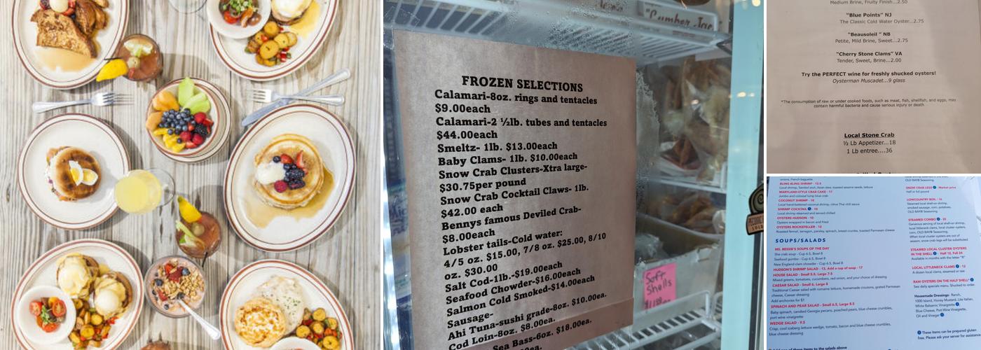 Hudson's Seafood House On The Docks Menu