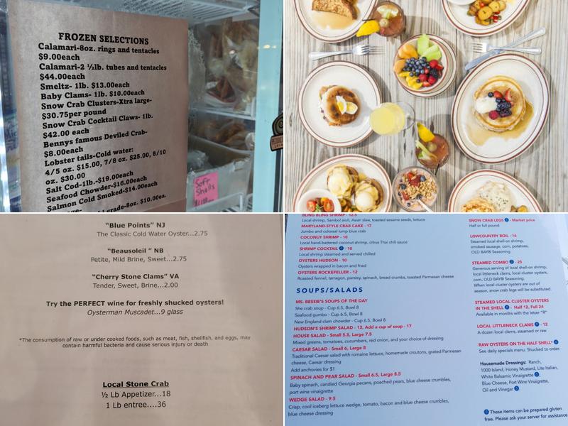 Hudson's Seafood House On The Docks Menu