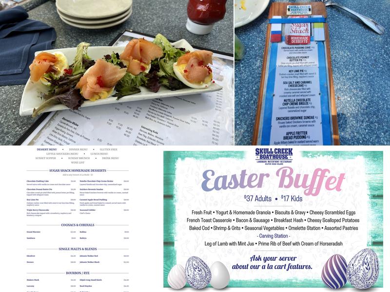 Skull Creek Boathouse Menu