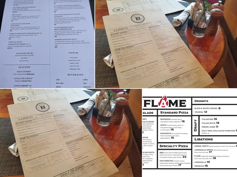 Buffalos Menu