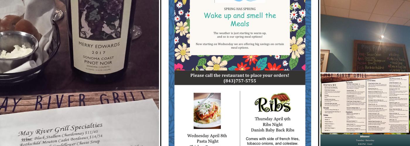May River Grill Menu