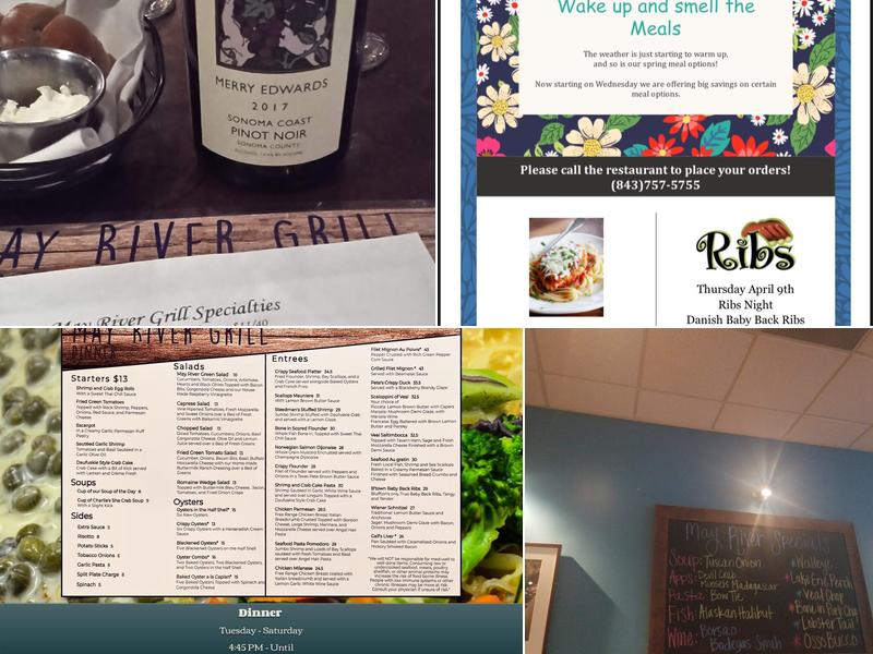 May River Grill Menu
