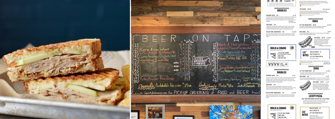 Levity Brewing Co. Menu