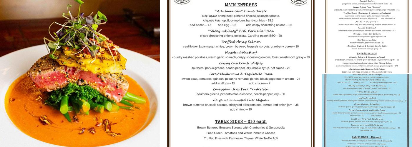 HogsHead Kitchen and Wine Bar Menu