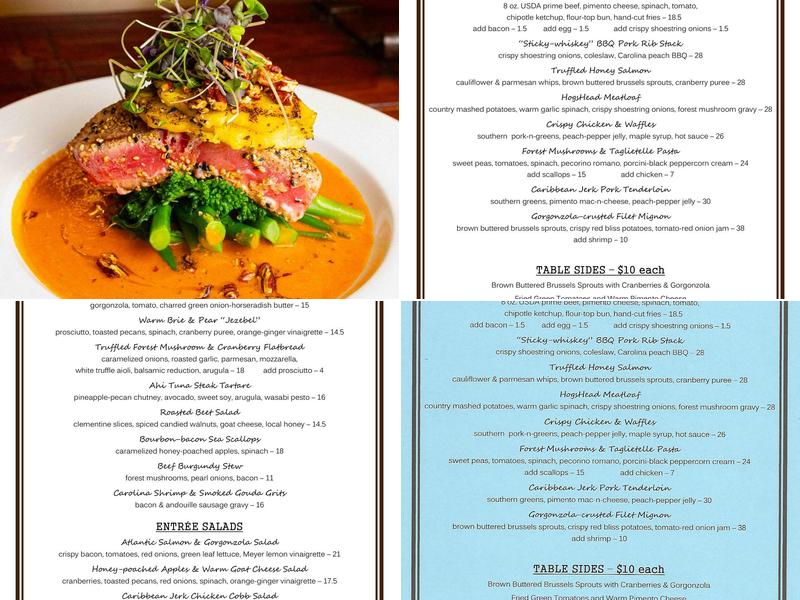 HogsHead Kitchen and Wine Bar Menu