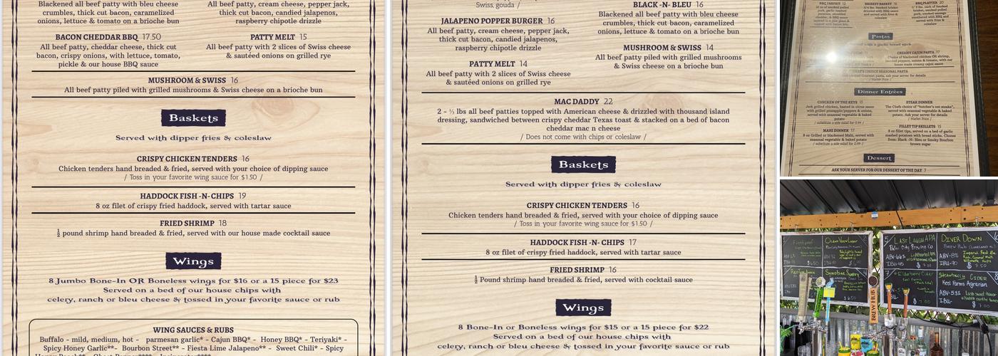 Dock 633 Menu