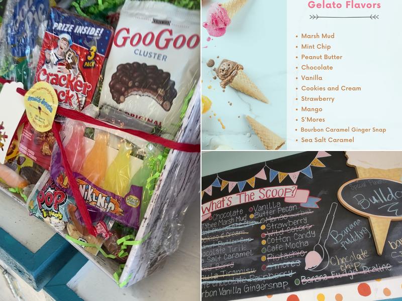 Seaside Sweets Menu