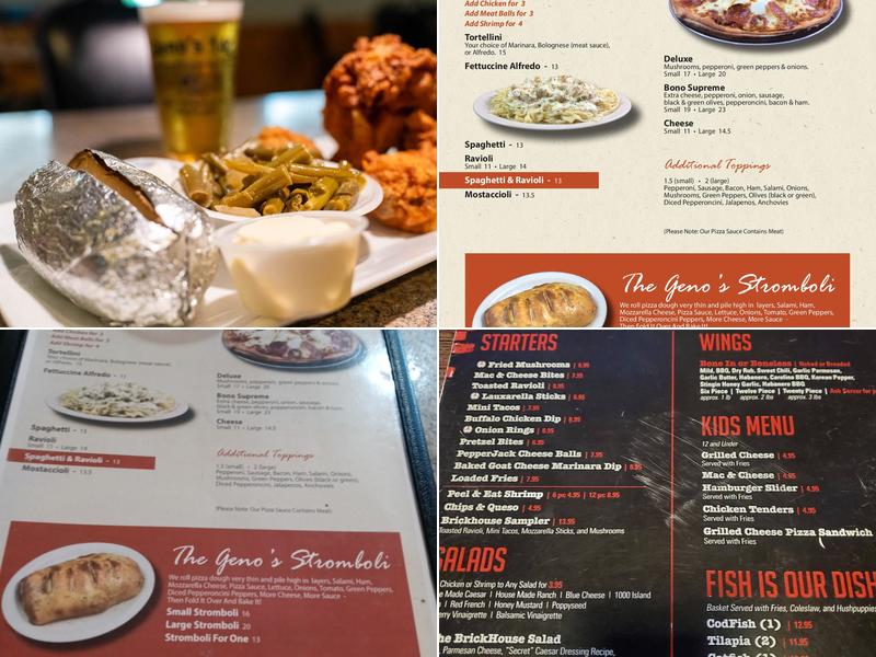 Geno's 140 Menu