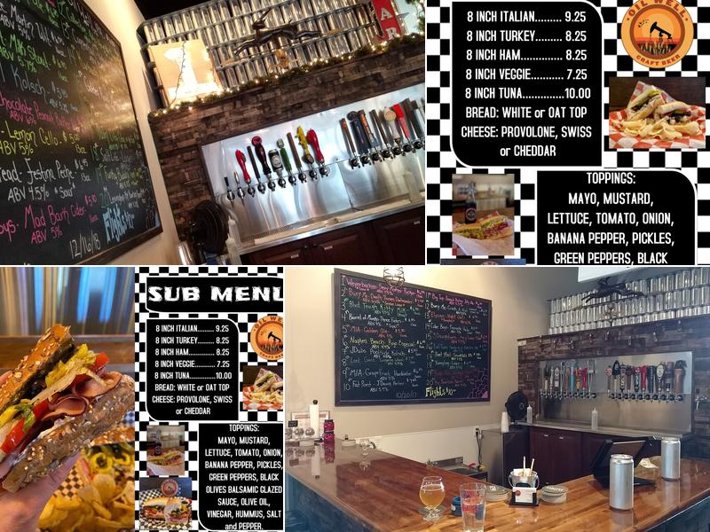 Oil Well Craft Beer Menu