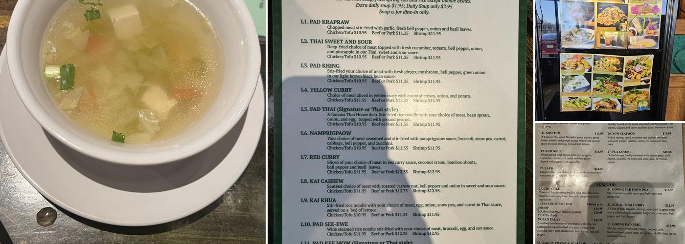 Thai House - Tower Place Menu