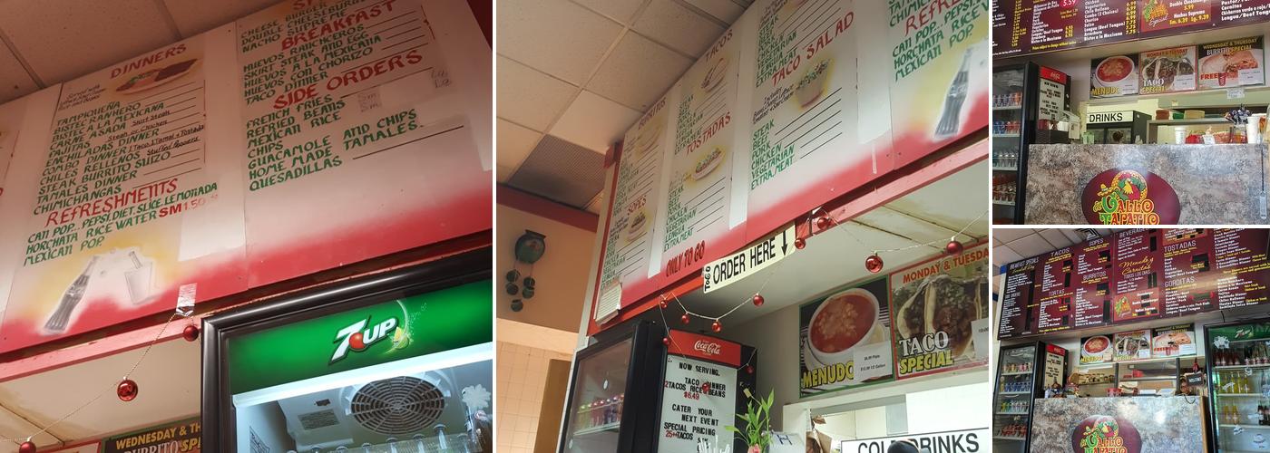 El Gallo Tapatio Menu