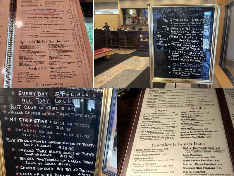 The View Restaurant Menu