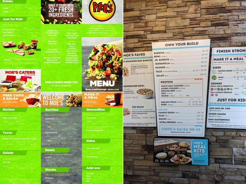 Moe's Southwest Grill Menu