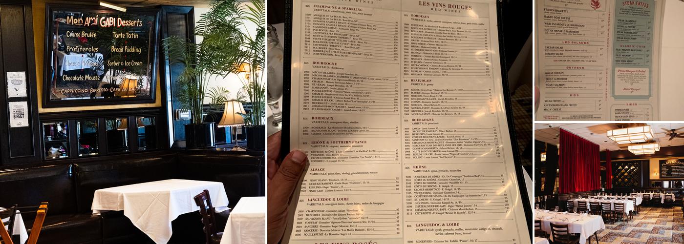 Mon Ami Gabi Menu