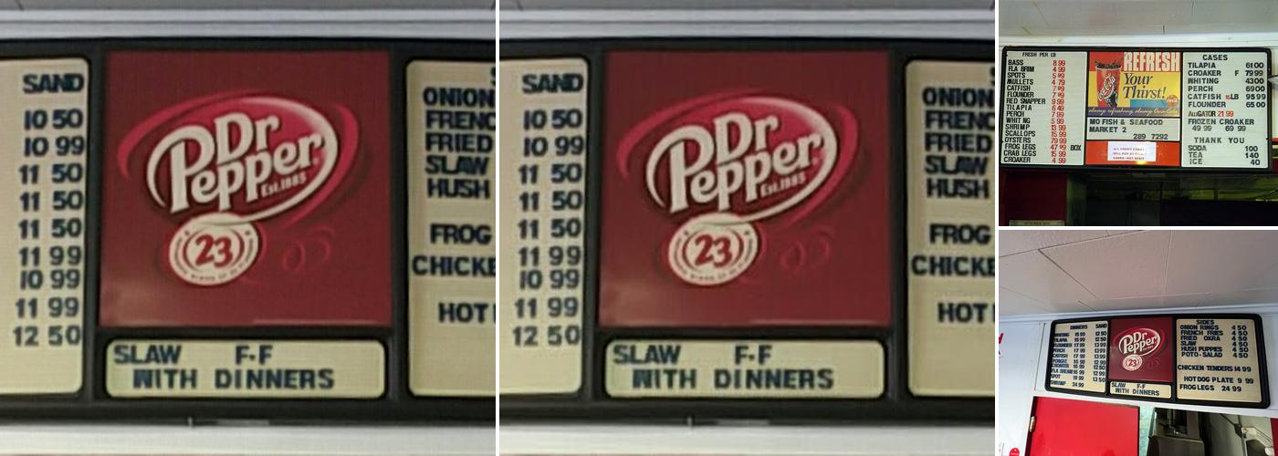 Mo's Seafoods Menu