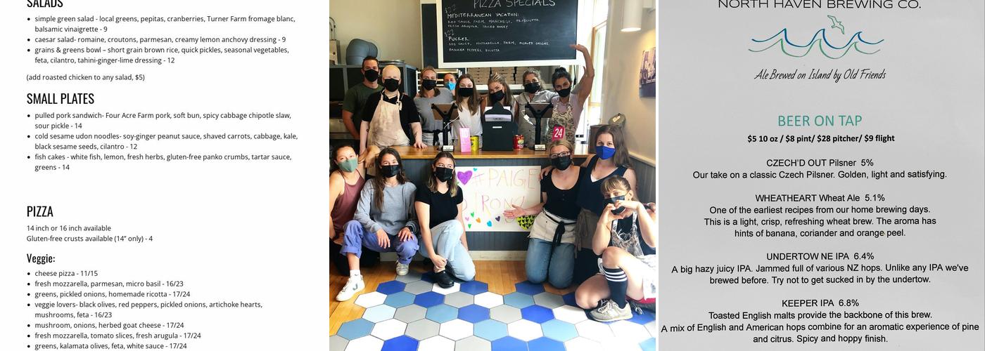 Calderwood Hall Menu