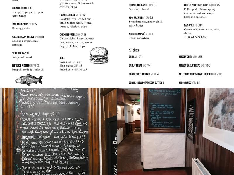 First & Last Inn Menu