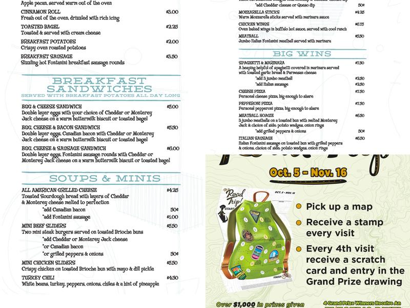 Stella's Place Menu
