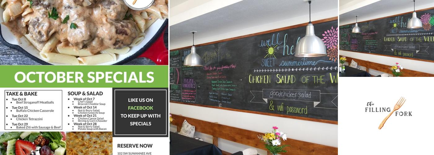 The Filling Fork Menu