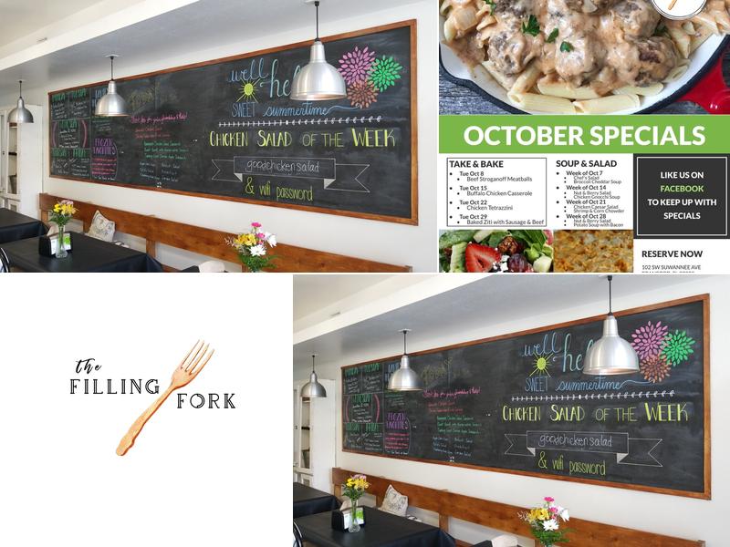 The Filling Fork Menu