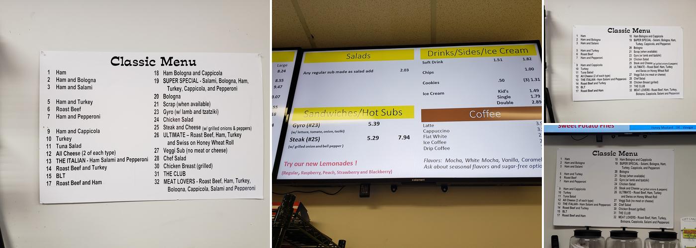 Wing Station 2 Menu