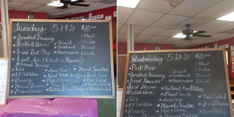 Sugarbaker's Menu