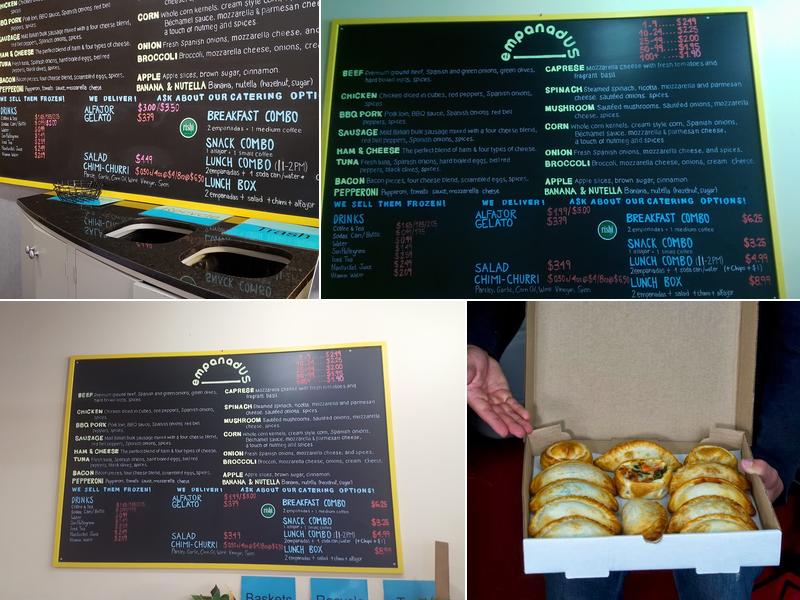 EMPANADUS Menu