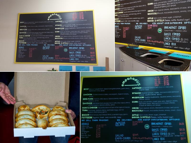 EMPANADUS Menu