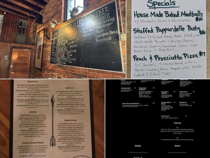 Hunter-Gatherer Brewery & Alehouse Menu