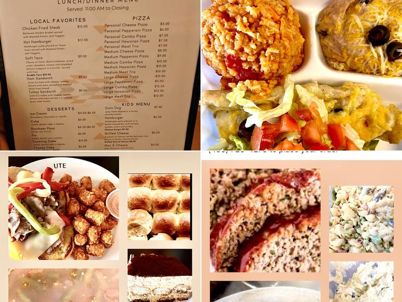 UTE Crossing Grill Menu