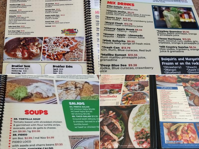 El Charro Menu