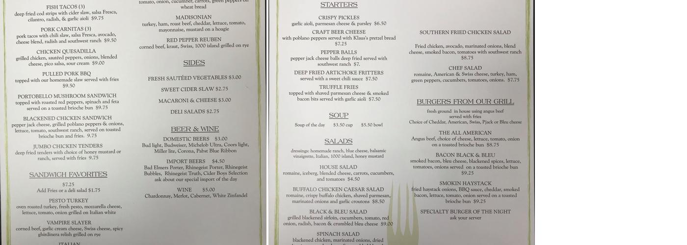 Red Pepper Deli Menu