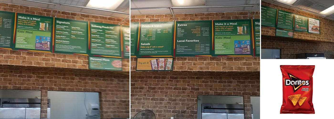 Subway Menu
