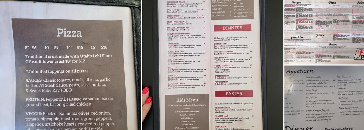 Fatty's Pizza & Grill Menu