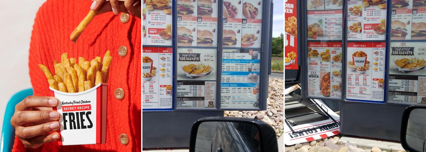 KFC Menu