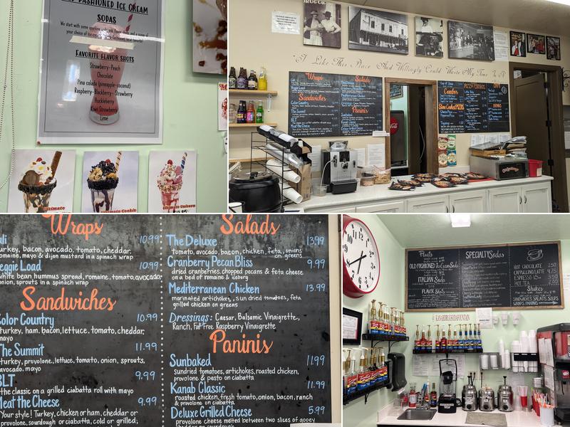 The Soda Fountain Menu