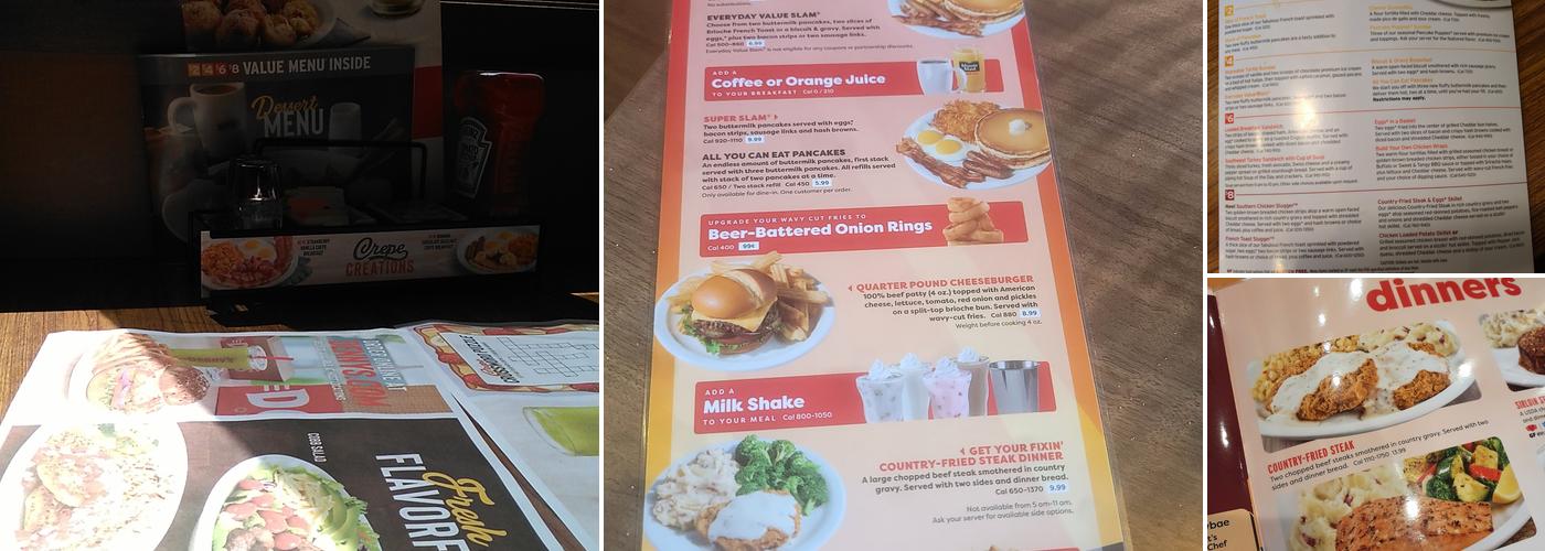 Denny's Menu