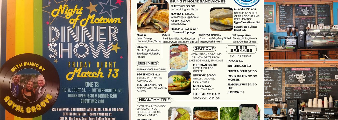 Small Town Coffee Roasters Menu